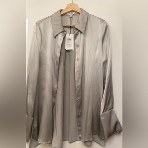 Reiss Hailey Silk Shirt